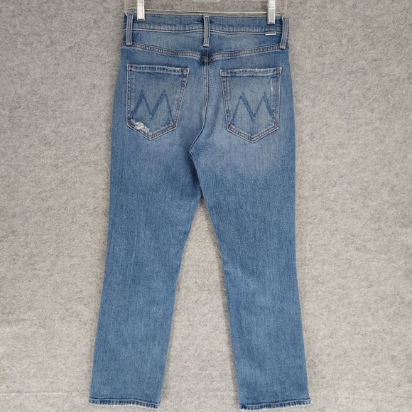 Mother The Pixie Tomcat Crop Jeans in Not Cut & Pasted Jeans - Picture 3 of 9